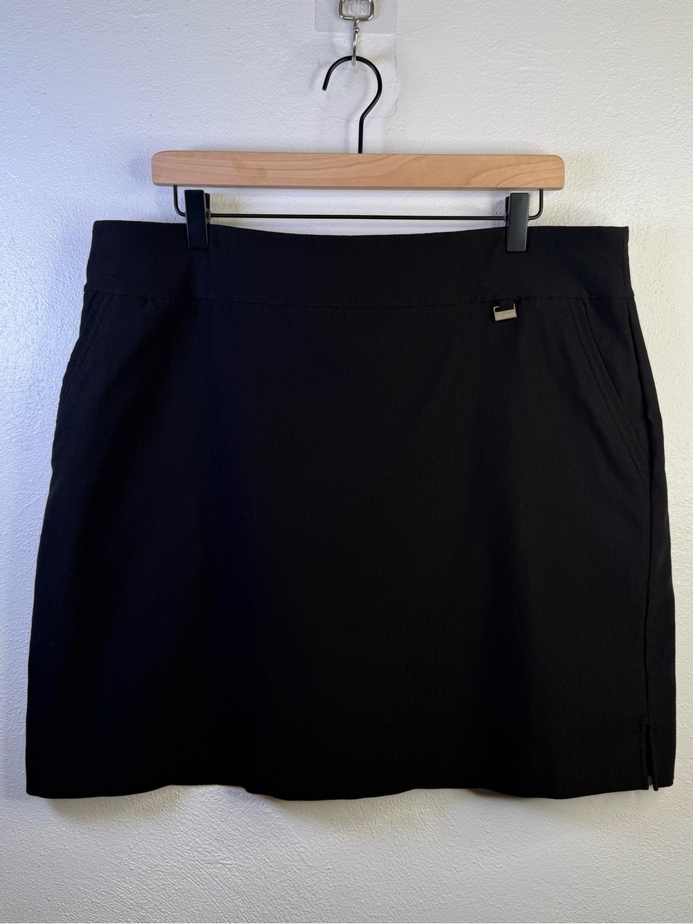EP Pro (EP NY) Women's Black Pull-on Stretch Golf Skort Activewear Size 18